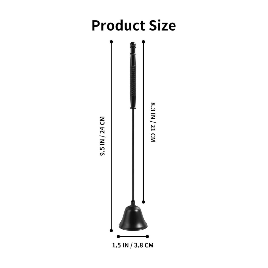 Black Stainless Steel Candle Snuffer