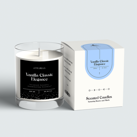 Vanilla Classic Elegance Signature Series Scented Jar Candle