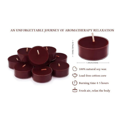 Wine Red Mystic Flicker Tealights