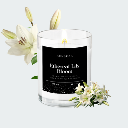 Ethereal Lily Bloom Signature Series Scented Jar Candle