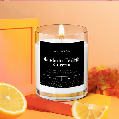 Mandarin Twilight Signature Series Scented Jar Candle