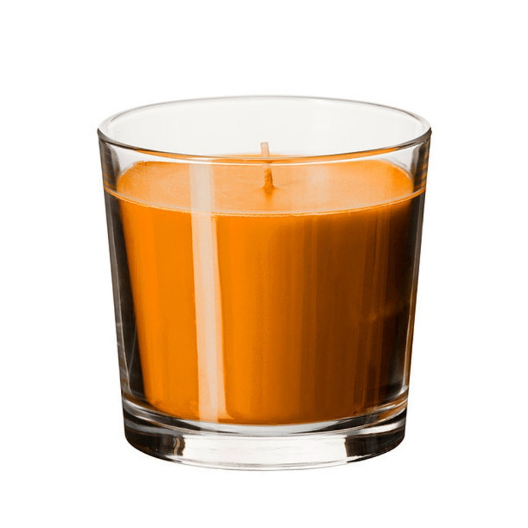 Orange Mini Glass Candle 50gm