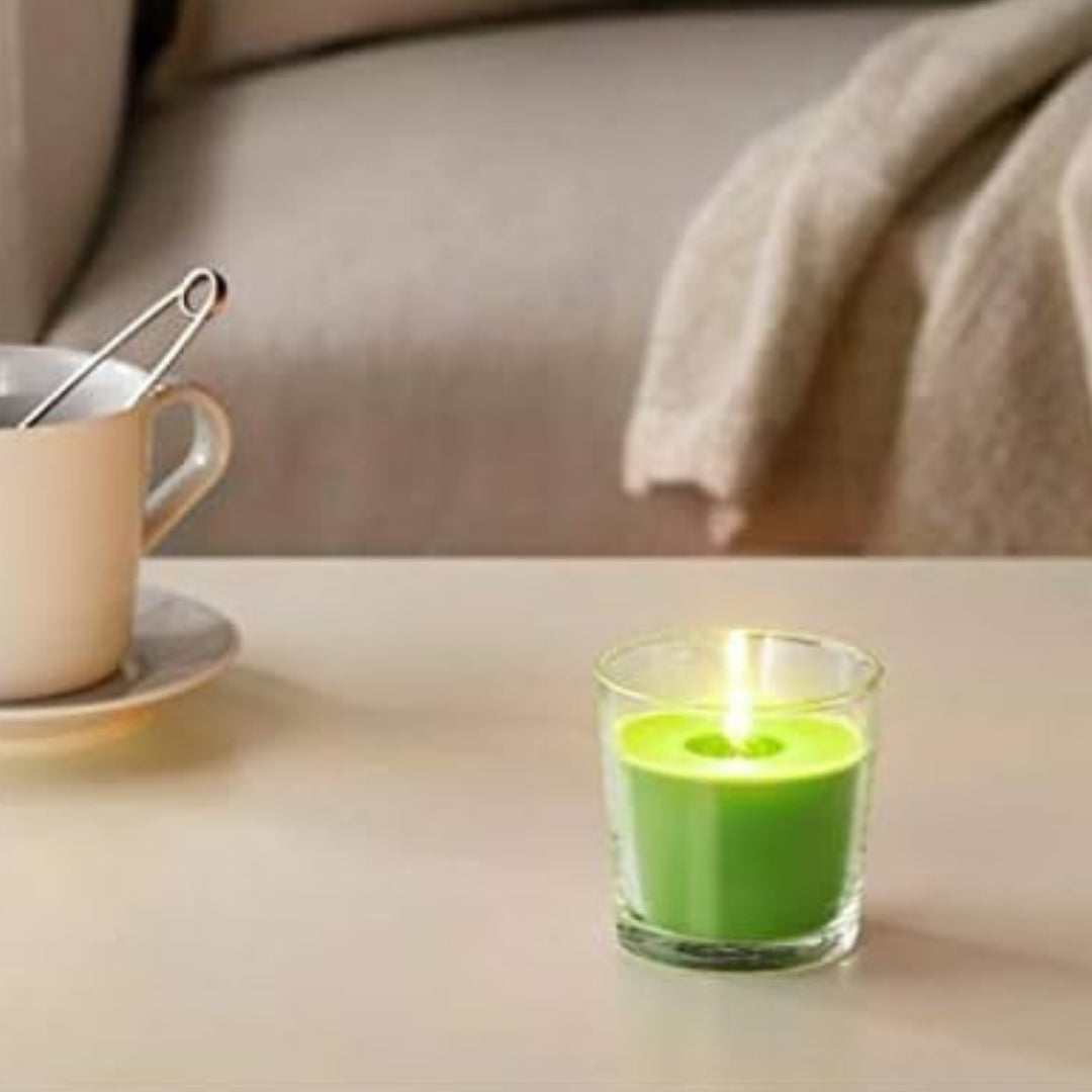 Green Mini Glass Candle 50gm