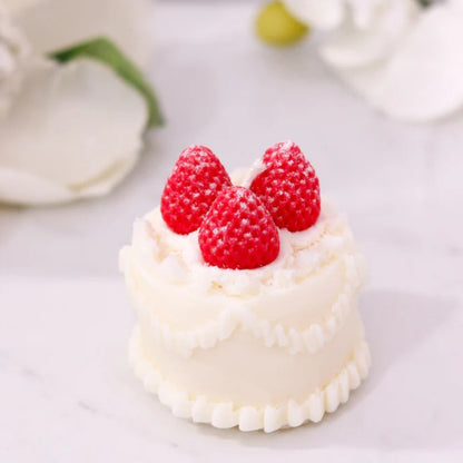 Strawberry Cake Candle