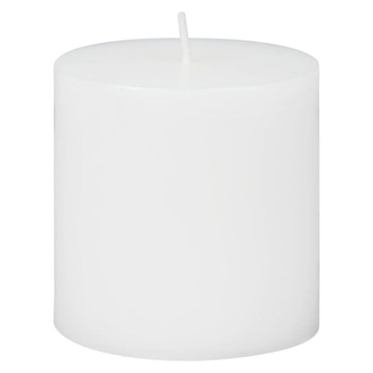 3X3 Inches Pillar Candle White