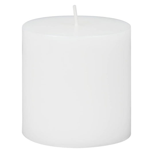 3X3 Inches Pillar Candle White