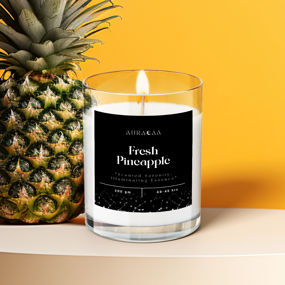 Fresh Pineapple Signature Series Scented Jar Candle