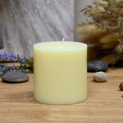 3X3 Inches Pillar Candle Ivory