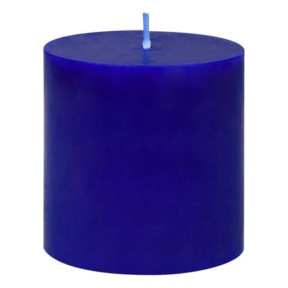 3X3 Inches Pillar Candle Blue