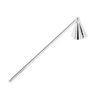 Silver Flower Stainless Steel Candle Snuffer