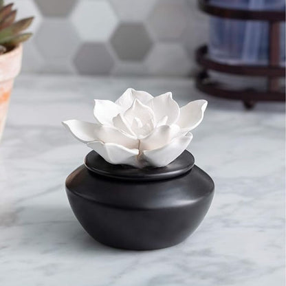 White & Black Porcelain Passive Candle Diffuser