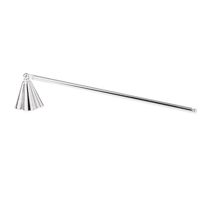 Silver Flower Stainless Steel Candle Snuffer