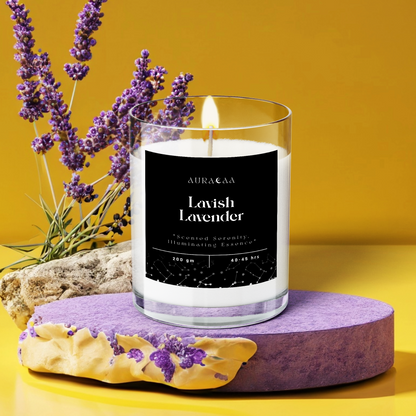 Lavish Lavender Signature Series Scented Jar Candle