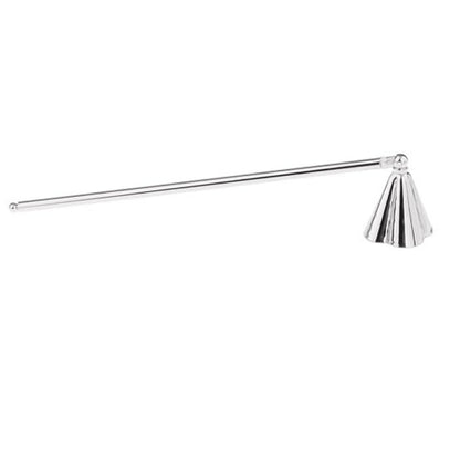 Silver Flower Stainless Steel Candle Snuffer