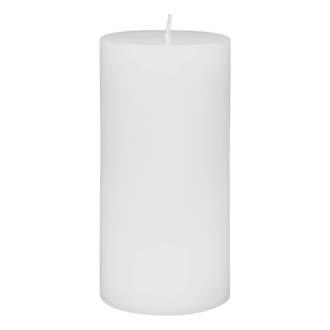 3X6 Inches Cylinder Pillar Candle White