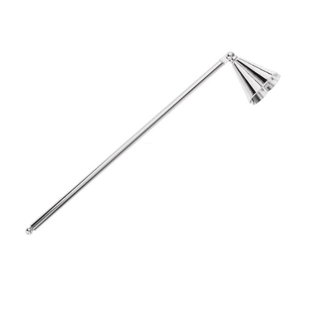 Silver Flower Stainless Steel Candle Snuffer