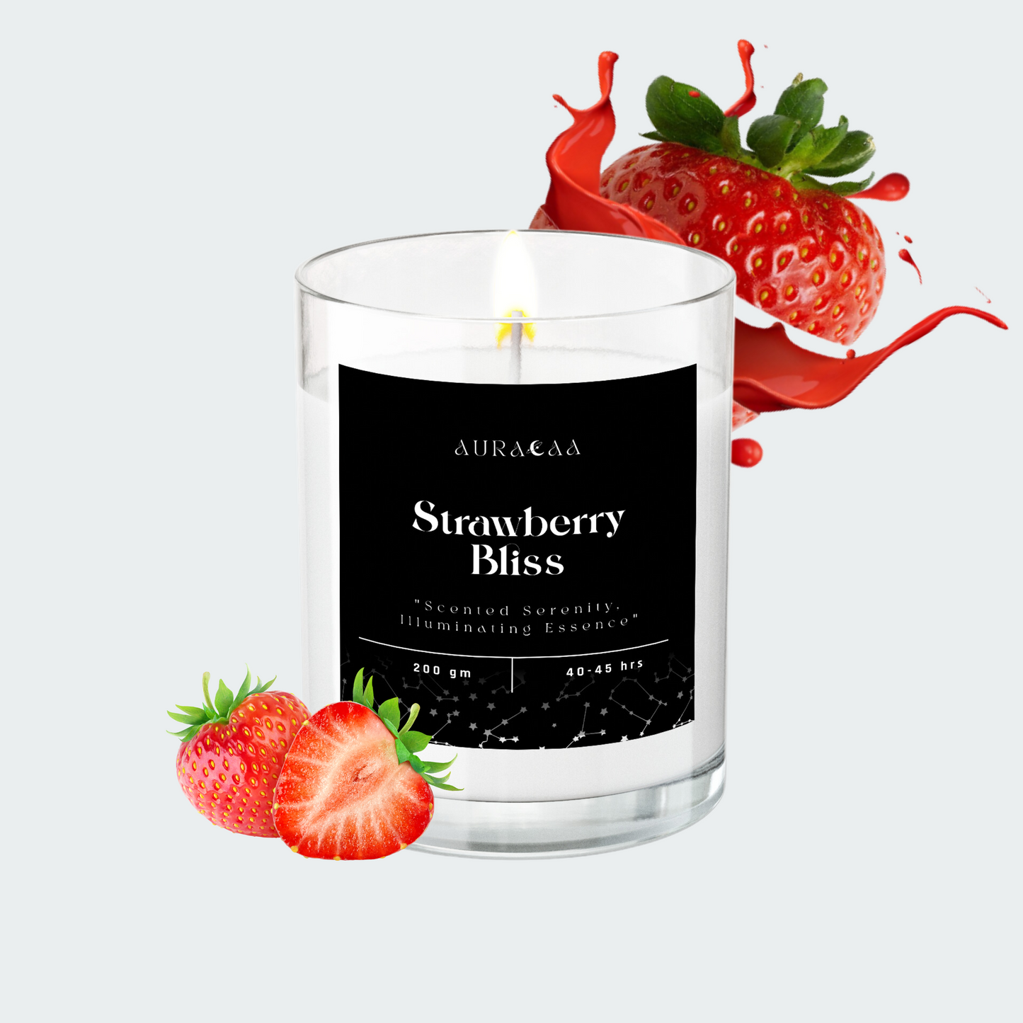 Strawberry Bliss Signature Series Scented Jar Candle