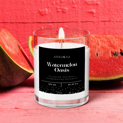 Watermelon Oasis Signature Series Scented Jar Candle