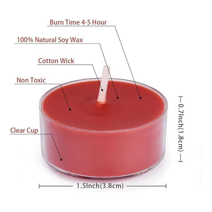 Red Mystic Flicker Tealights