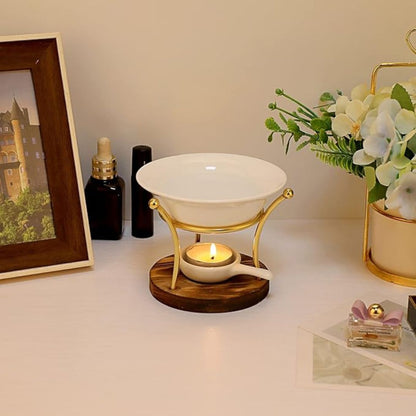 Romantic Glow Ceramic Wax Melt Warmer Candle Diffuser