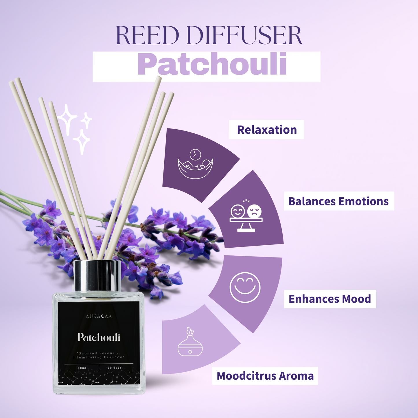 Patchouli Dream Reed Diffuser 30ml