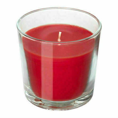 Red Mini Glass Candle 50gm