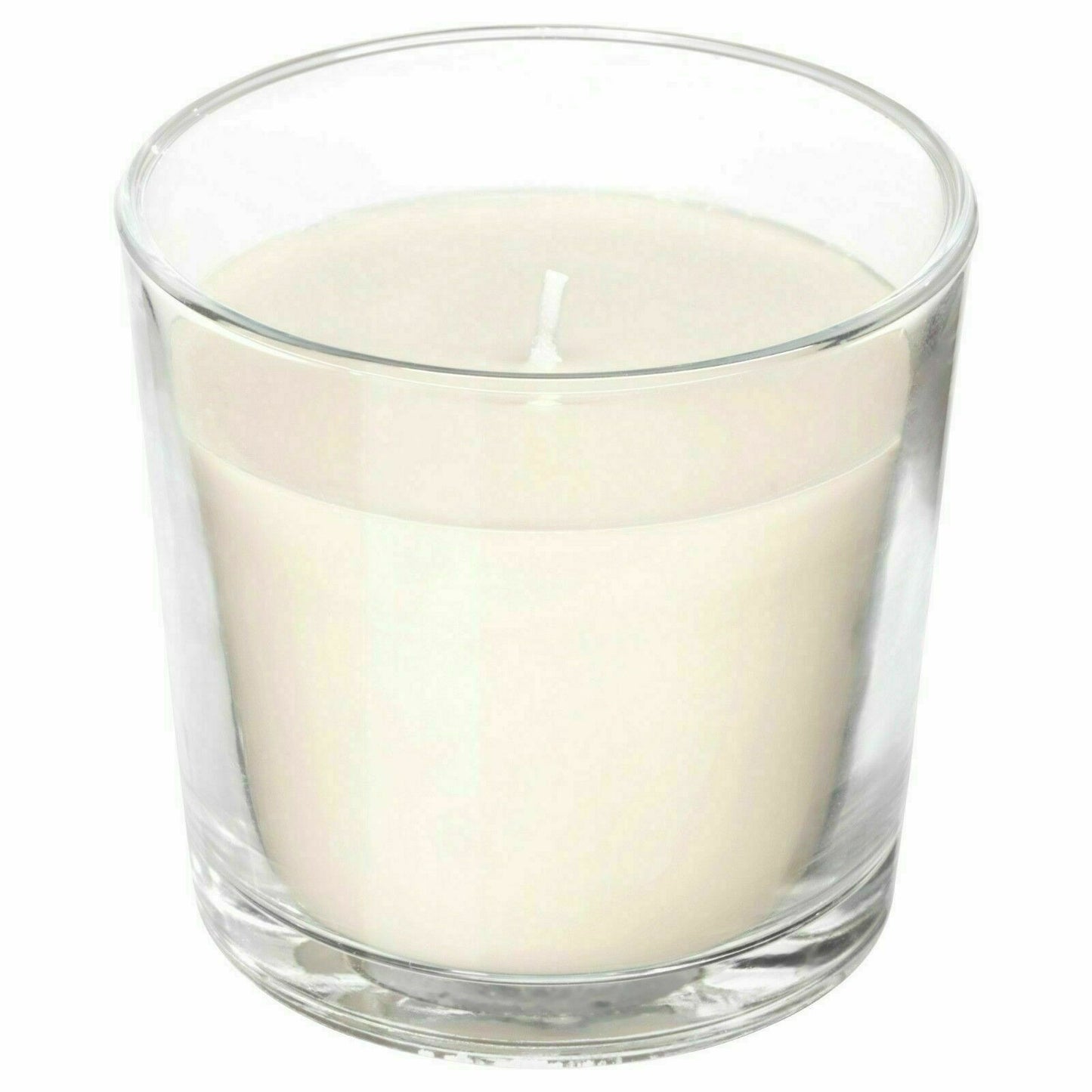 White Mini Glass Candle 50gm